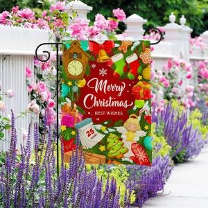 Pattern Christmas Garden Flag Best Home Decor On Xmas Holiday
