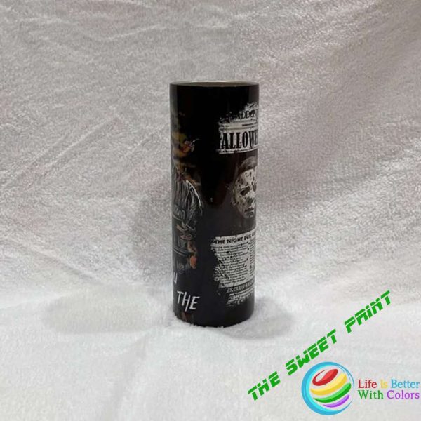 Michael Myers Skinny Tumbler, You Can’t Kill The Boogeyman Horror Movie Halloween Gift