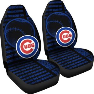 The Victory Chicago Cubs Car Seat Covers For Driver And Front Seats