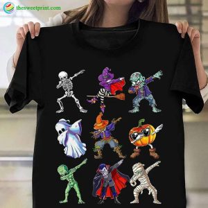 Dabbing Halloween T-Shirts, Happy Halloween Gift Tee