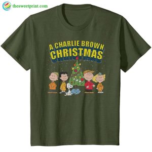 Charlie Brown T-shirt, Funny Christmas Tree Tee