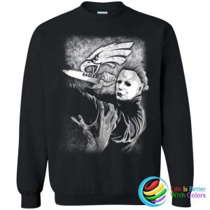 Michael Jason Myers Crewneck Sweater Friday The 13t Philadelphia Eagles Gift