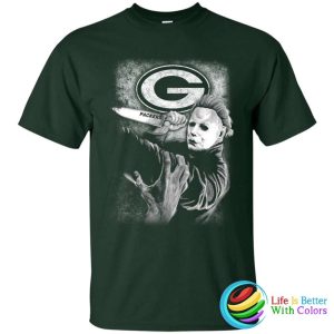 Michael Jason Myers T shirt Friday The 13th Green Bay Packers Gift 1