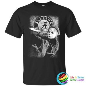 Michael Jason Myers T shirt Horror Movie Alabama Crimson Tide Gift Tee 1