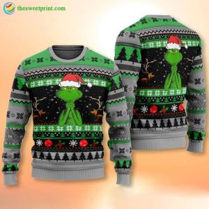 The Grinch Ugly Christmas Sweater, Funny Christmas Gift